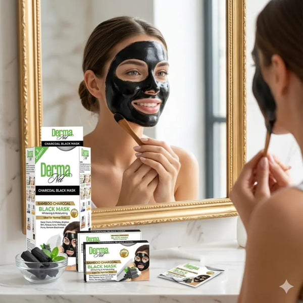 Derma Net Black Mask