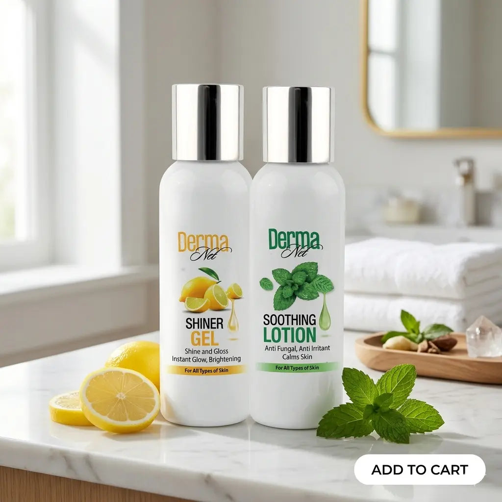 Derma Net Skin Shiner Gel &  Soothing Lotion