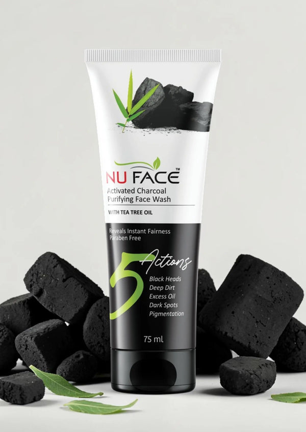 NU FACE Charcoal Face Wash